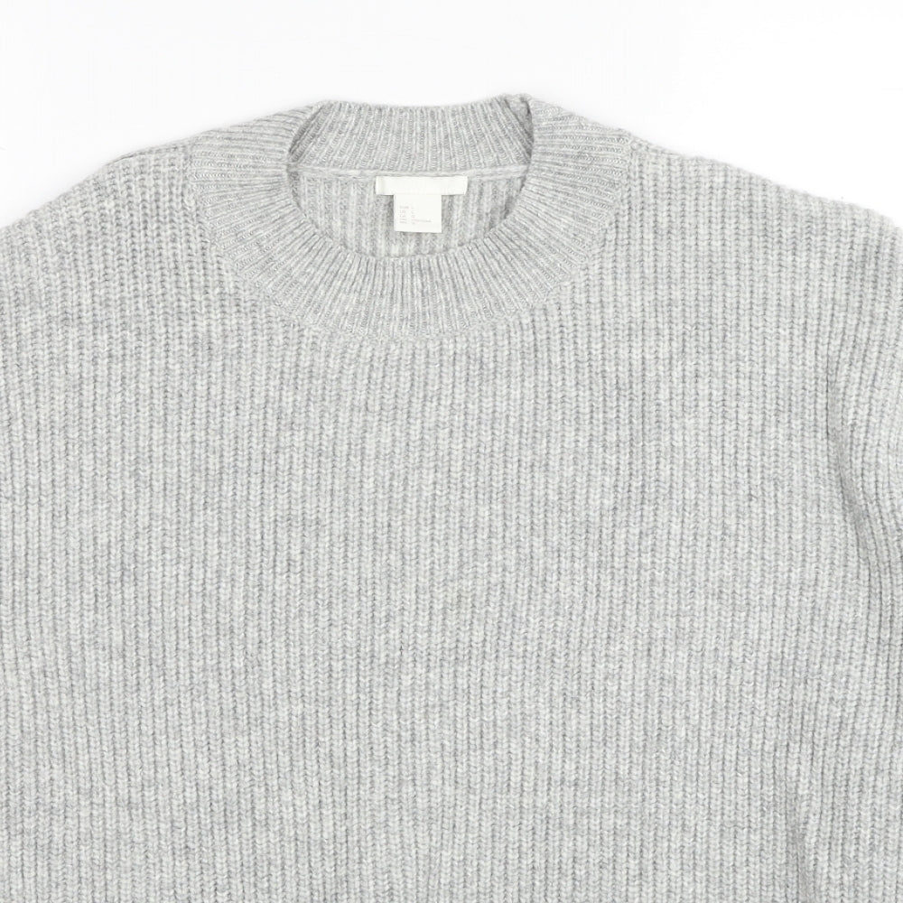 Womens UK Size L H&M Grey Pullover Jumper