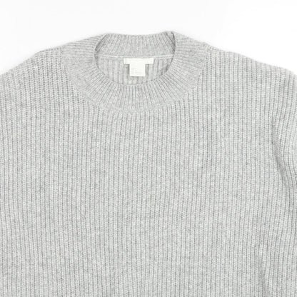 Womens UK Size L H&M Grey Pullover Jumper