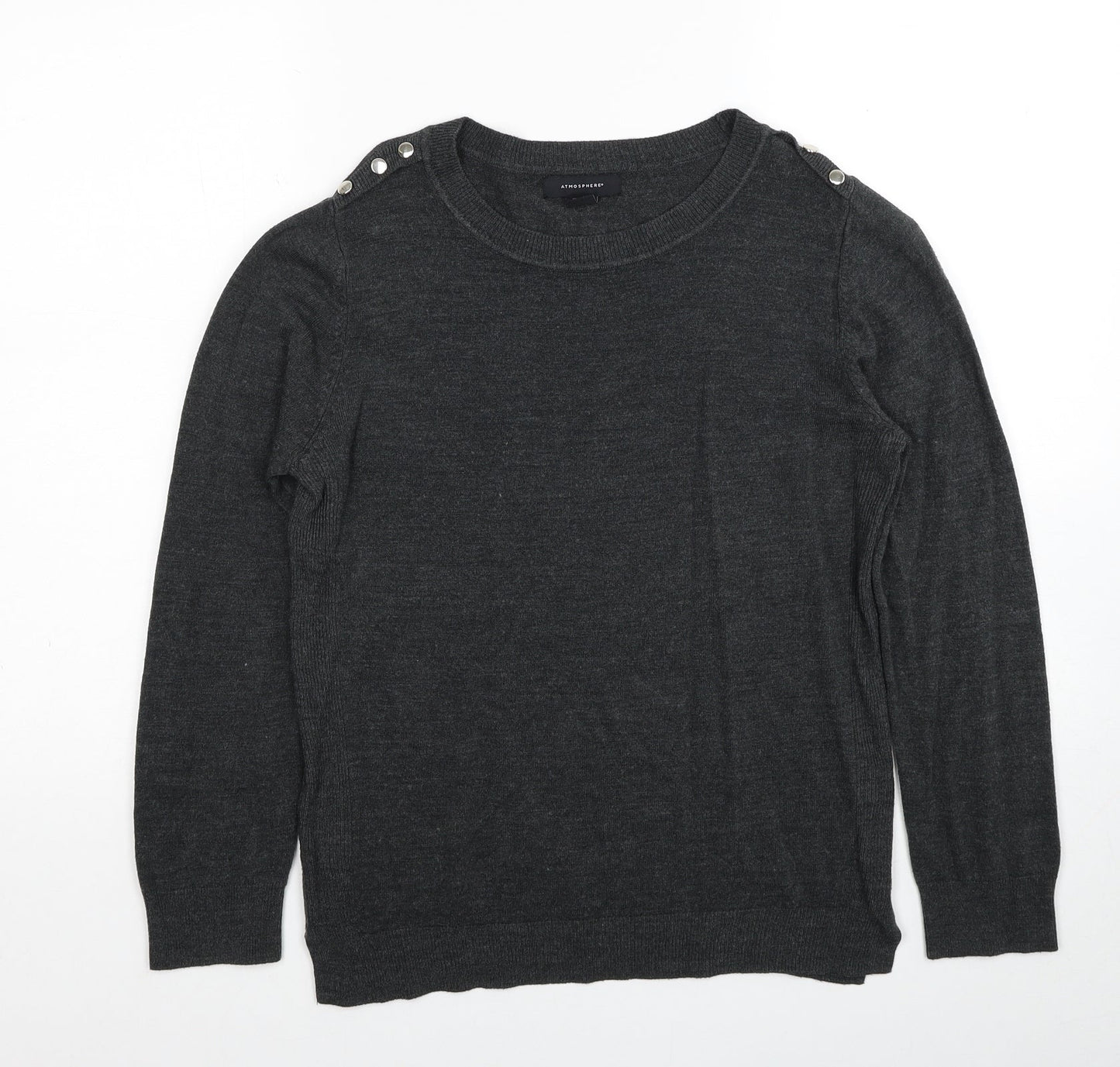 Womens UK Size 14 Atmosphere Grey Pullover Jumper