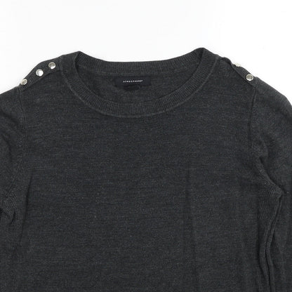 Womens UK Size 14 Atmosphere Grey Pullover Jumper