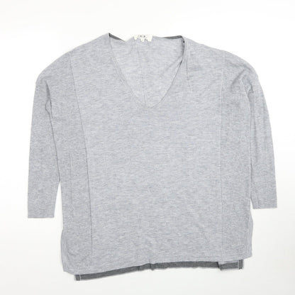 Womens UK Size 10 Debenhams Grey Pullover Jumper