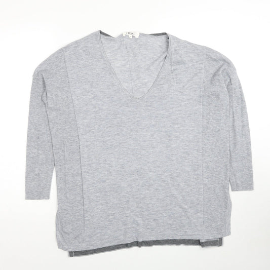 Womens UK Size 10 Debenhams Grey Pullover Jumper