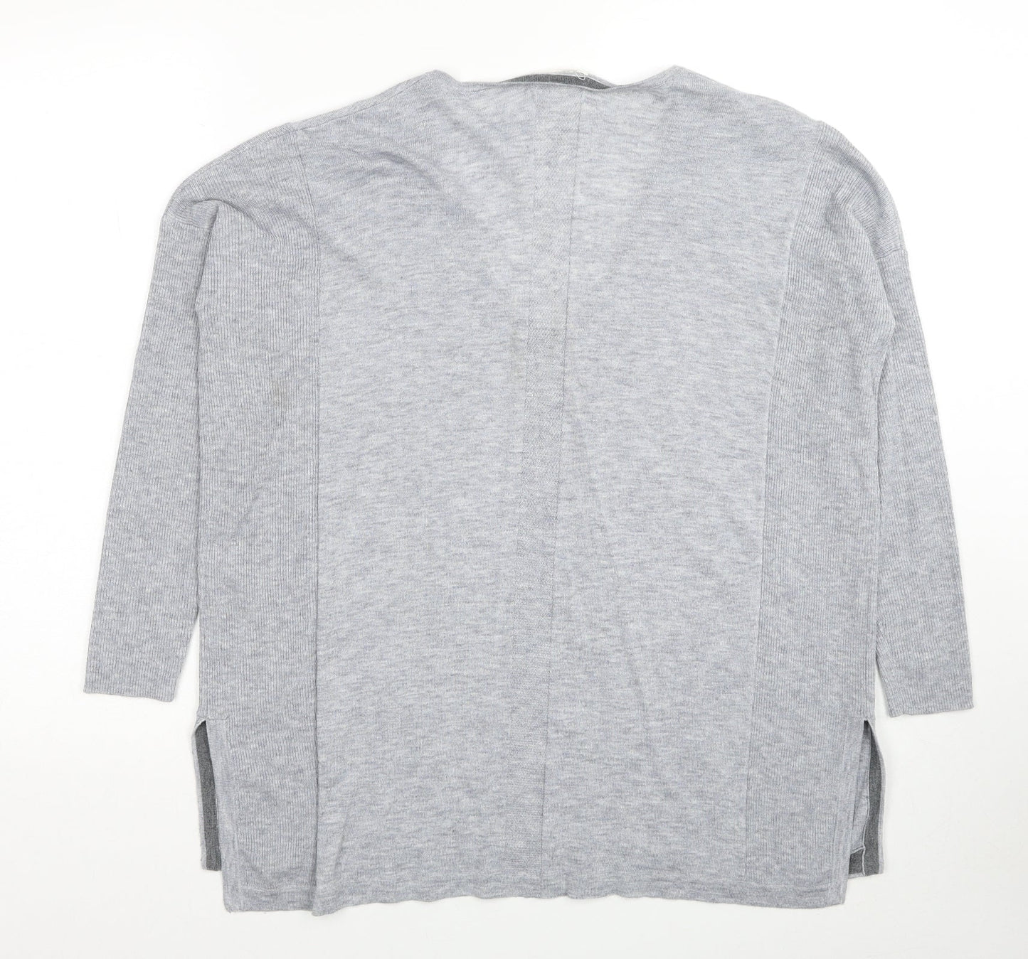 Womens UK Size 10 Debenhams Grey Pullover Jumper