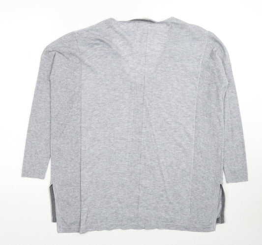 Womens UK Size 10 Debenhams Grey Pullover Jumper