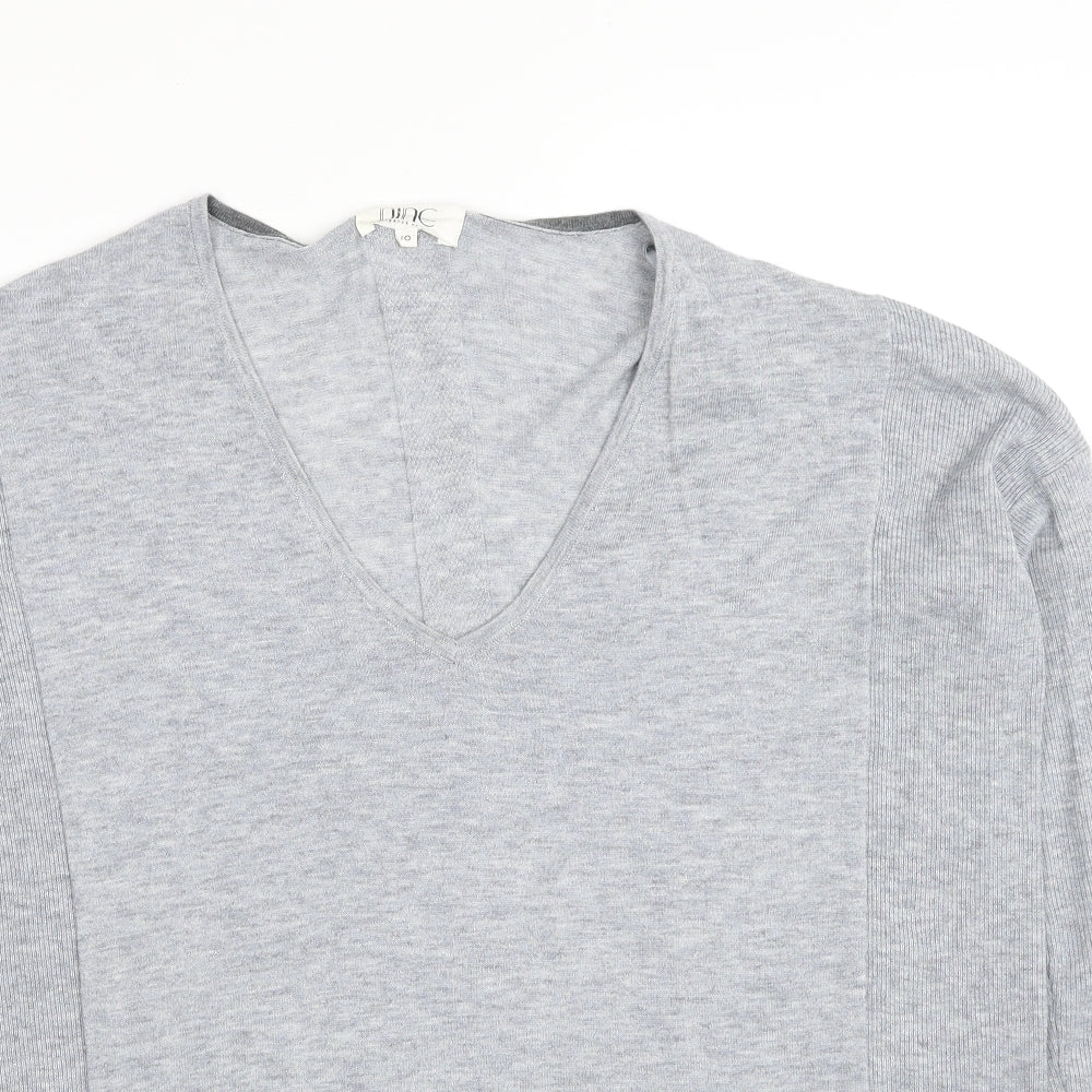 Womens UK Size 10 Debenhams Grey Pullover Jumper