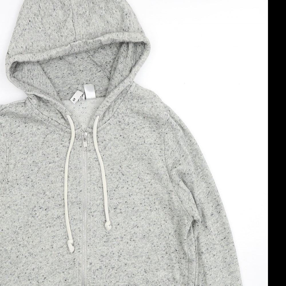 Womens UK Size S Divided by H&M Grey Full Zip Hoodie