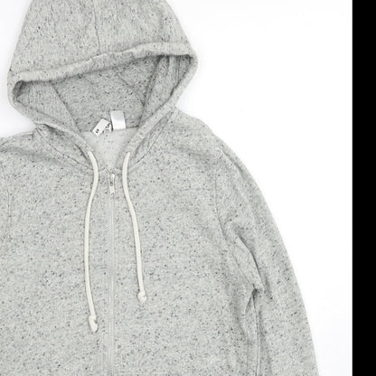 Womens UK Size S Divided by H&M Grey Full Zip Hoodie