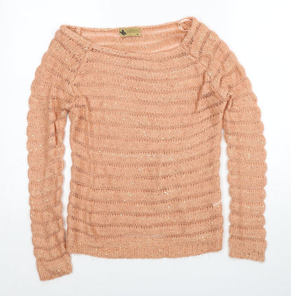 Womens UK Size M Katsumi Beige Pullover Jumper