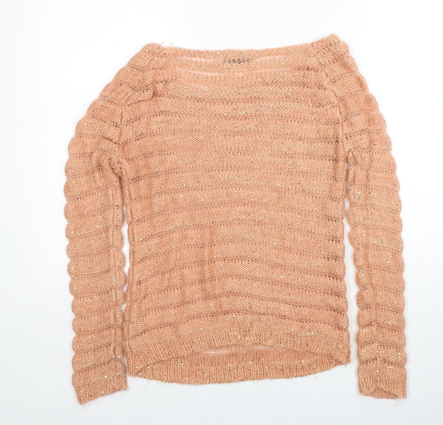 Womens UK Size M Katsumi Beige Pullover Jumper