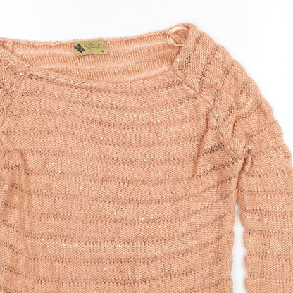 Womens UK Size M Katsumi Beige Pullover Jumper