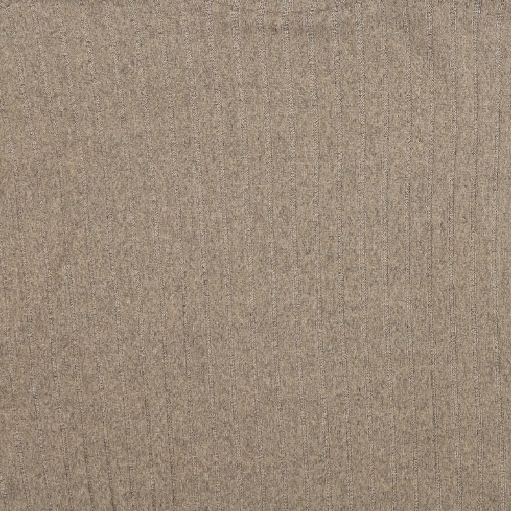 Primark Womens Beige High Neck Polyester Pullover Jumper Size 14 - Size 14-16