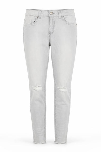 Womens UK Size 8 New Look Regular Fit Skinny Grey Jeans