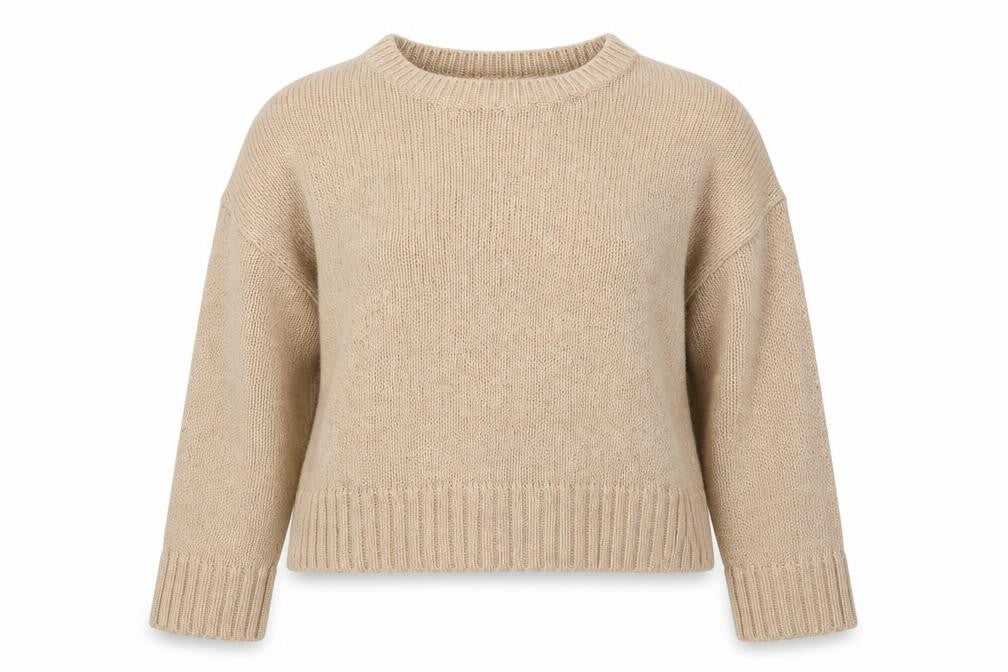 Womens UK Size M New Look Beige Pullover Jumper