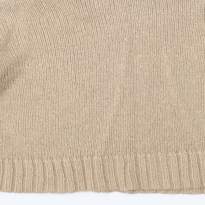 Womens UK Size M New Look Beige Pullover Jumper