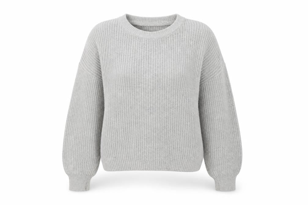 Womens UK Size M PRETTYLITTLETHING Grey Pullover Jumper