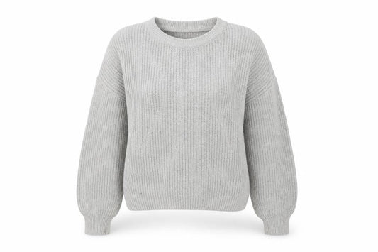 Womens UK Size M PRETTYLITTLETHING Grey Pullover Jumper