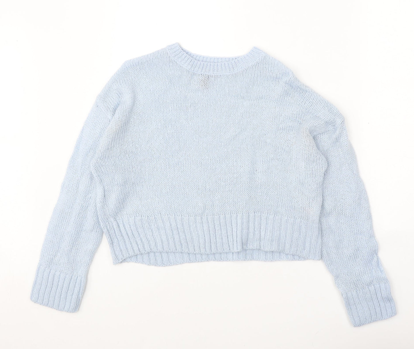 Womens UK Size S New Look Blue Pullover Jumper
