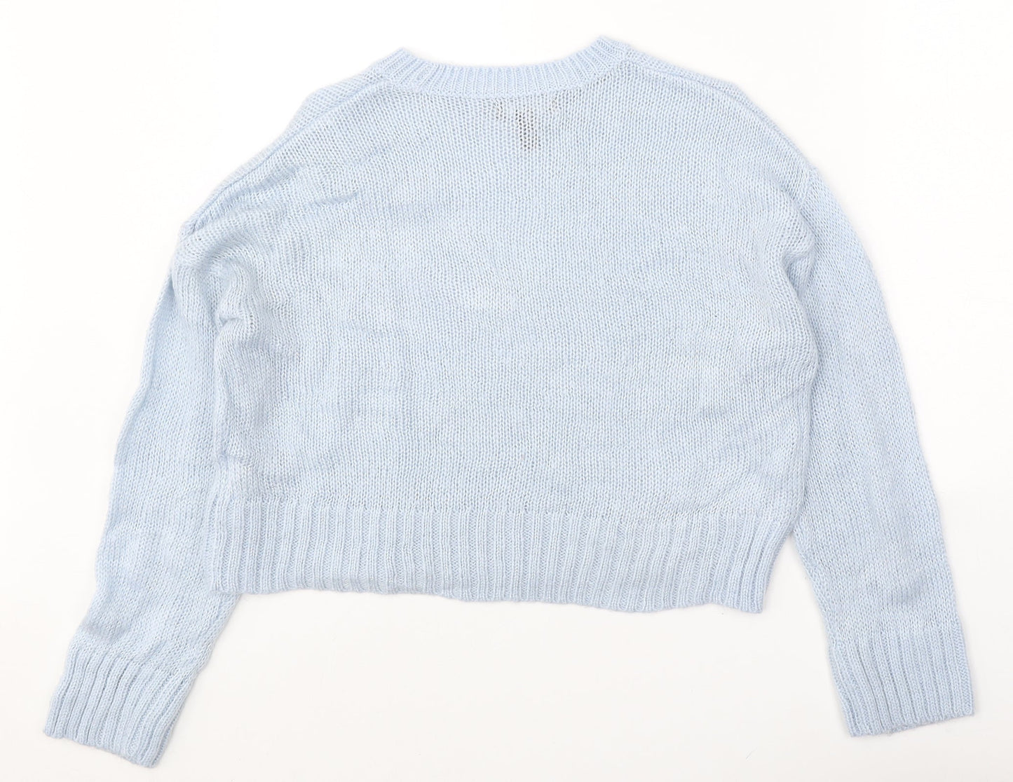 Womens UK Size S New Look Blue Pullover Jumper