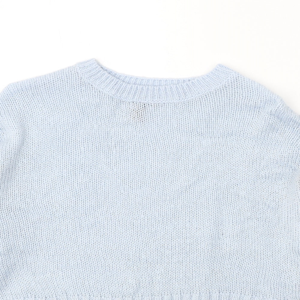 Womens UK Size S New Look Blue Pullover Jumper