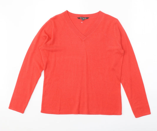 Womens UK Size 12 Bonmarché Red Pullover Jumper