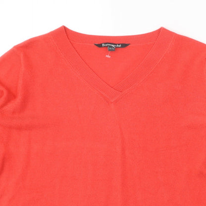Womens UK Size 12 Bonmarché Red Pullover Jumper