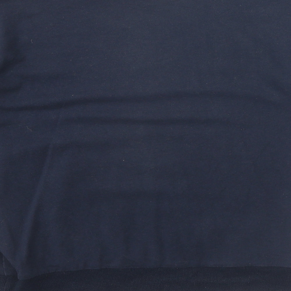 Divided Womens Blue Cotton Pullover Sweatshirt Size XS Pullover