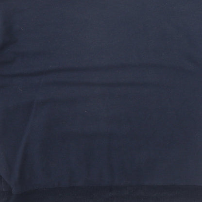 Divided Womens Blue Cotton Pullover Sweatshirt Size XS Pullover