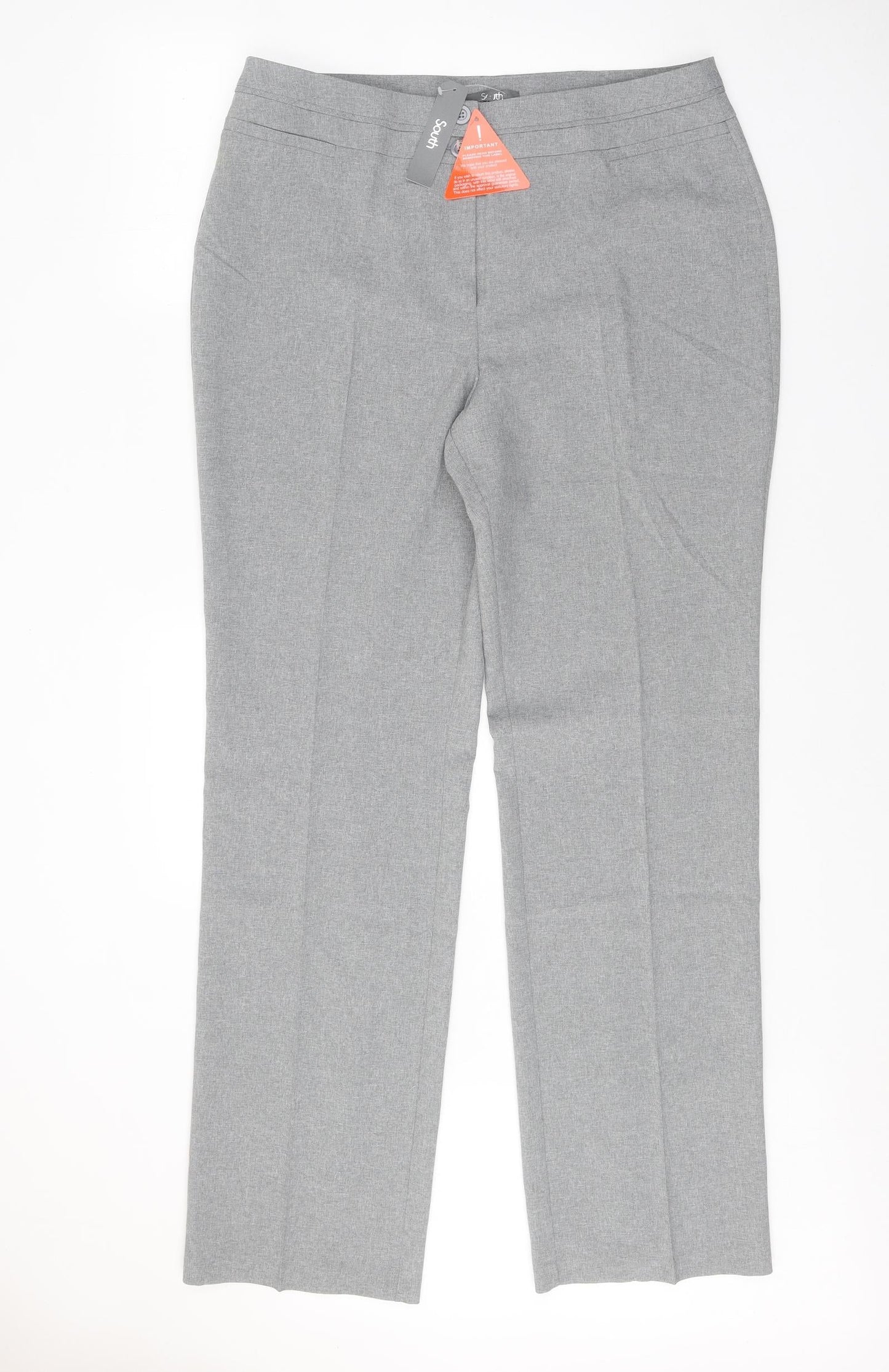 Womens UK Size 16 South Regular Fit  Grey Trousers