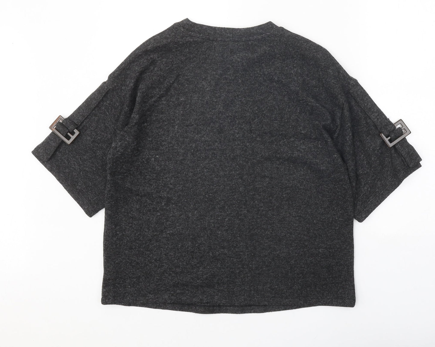 Womens UK Size 10 F&F Grey Pullover Jumper
