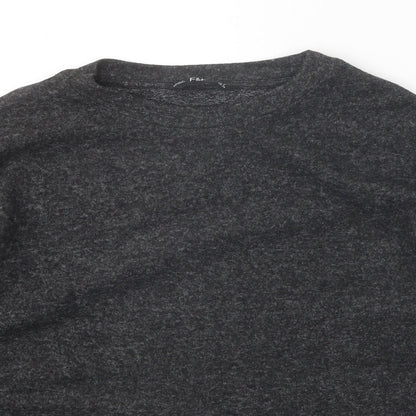 Womens UK Size 10 F&F Grey Pullover Jumper
