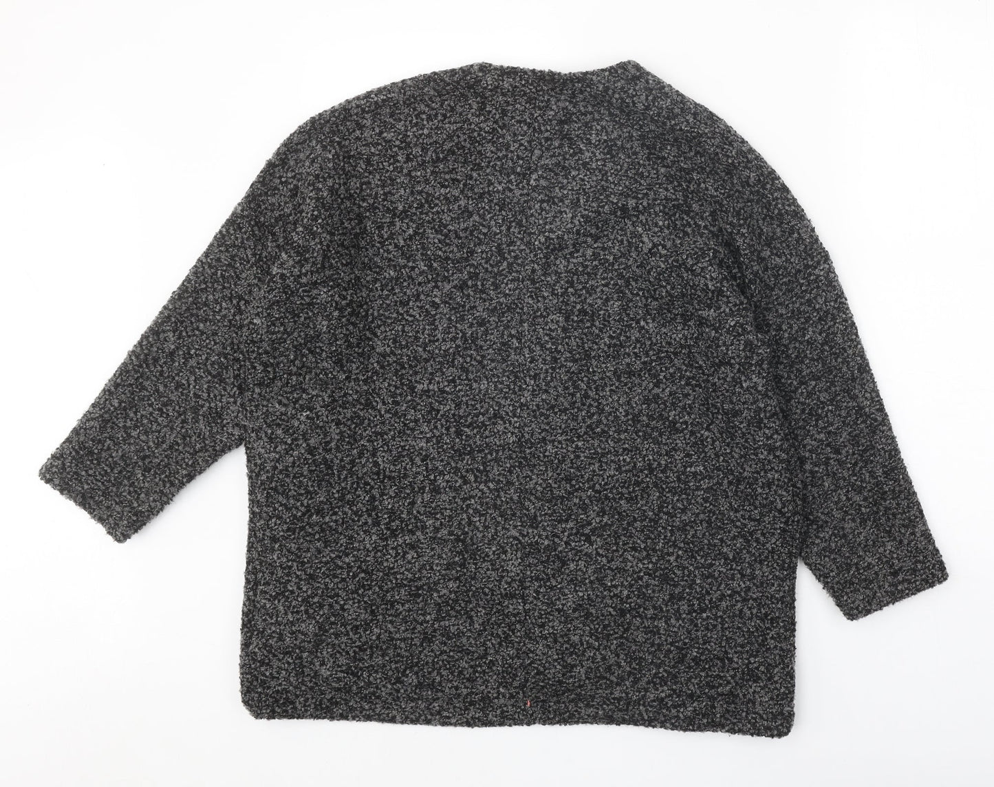 Womens UK Size M Divided Grey Cardigan Jumper