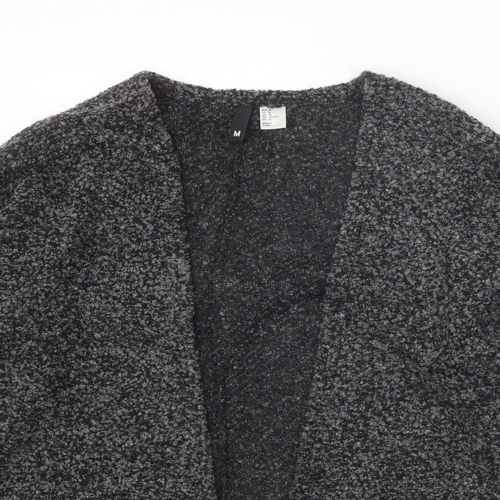 Womens UK Size M Divided Grey Cardigan Jumper