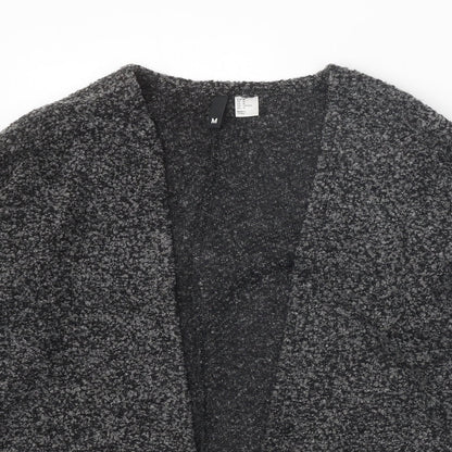 Womens UK Size M Divided Grey Cardigan Jumper