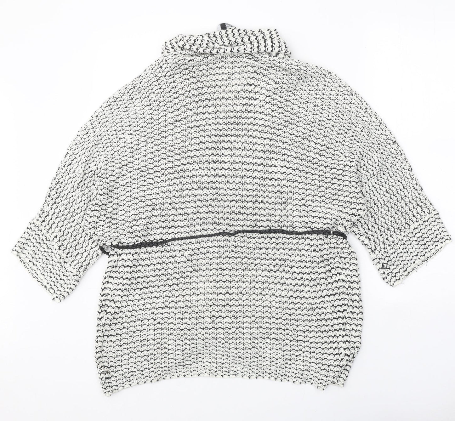 Womens UK Size S New Look White Cardigan Jumper
