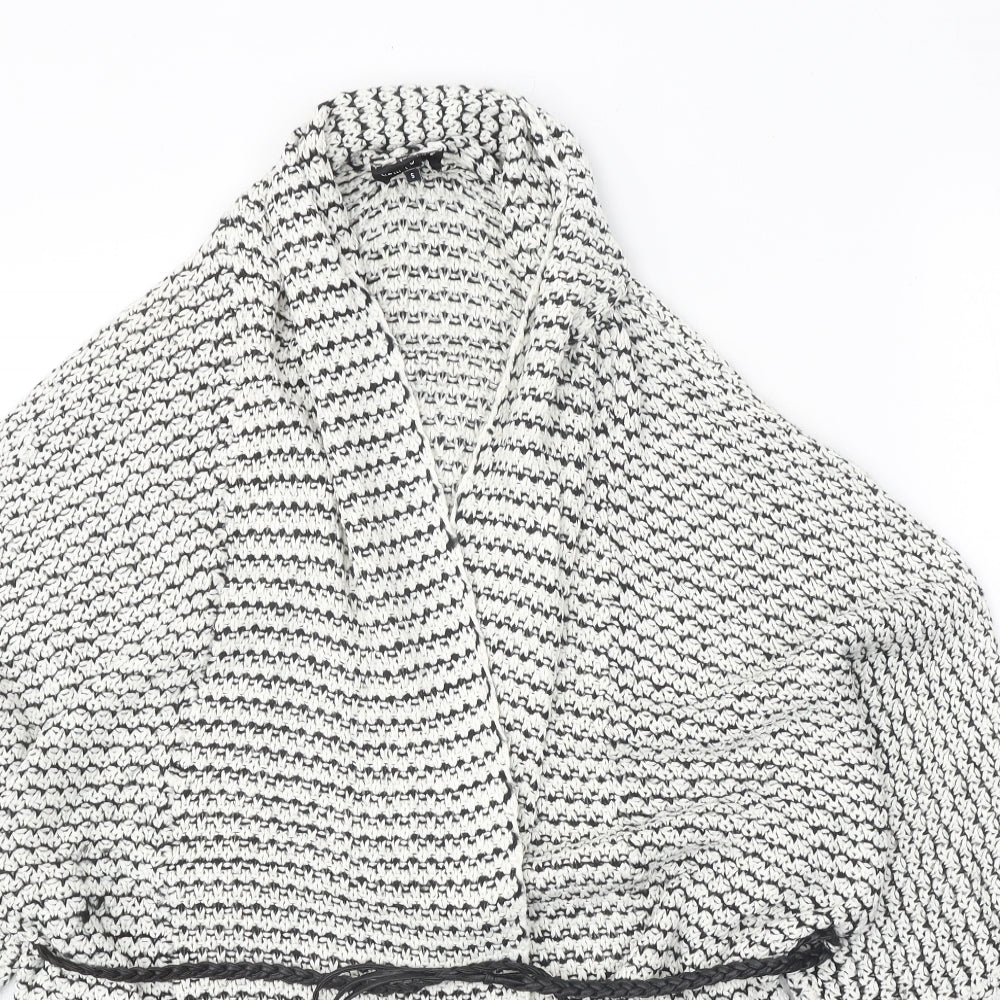 Womens UK Size S New Look White Cardigan Jumper