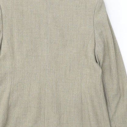 Classics Womens Beige Jacket Size 12 Button