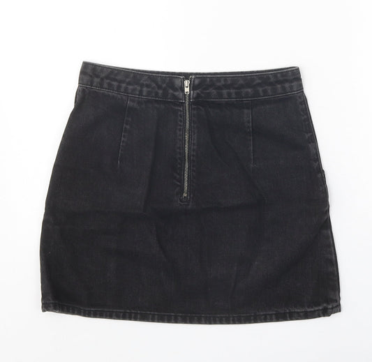 Womens UK Size 25 in Topshop Mini Denim Skirt