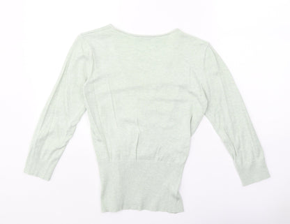 Womens UK Size 12 Republic Green Basic T-Shirt