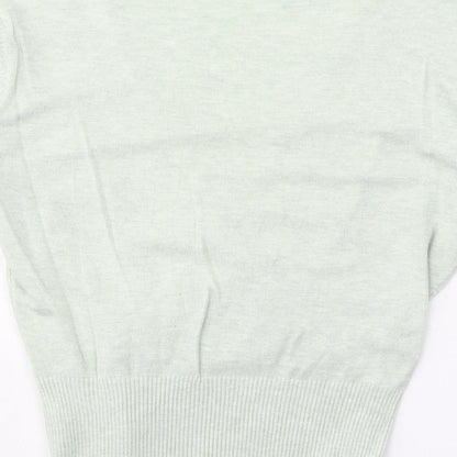 Womens UK Size 12 Republic Green Basic T-Shirt