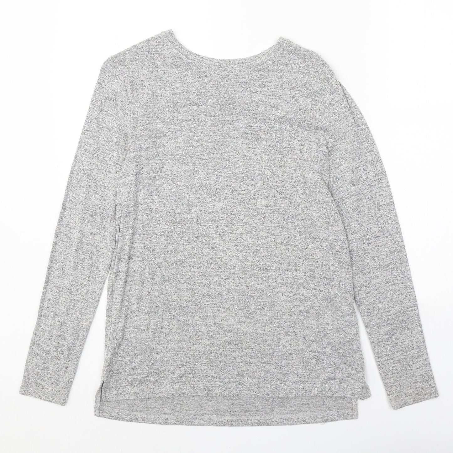 Womens UK Size S FOREVER 21 Grey Pullover Jumper