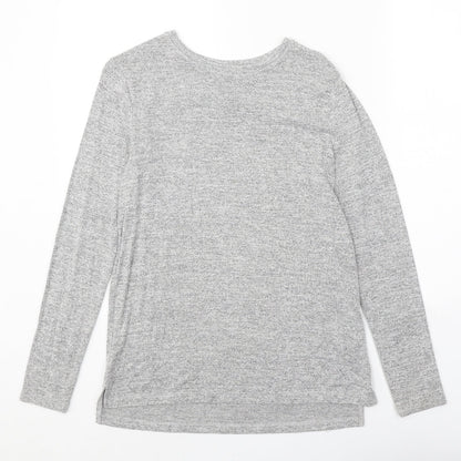 Womens UK Size S FOREVER 21 Grey Pullover Jumper