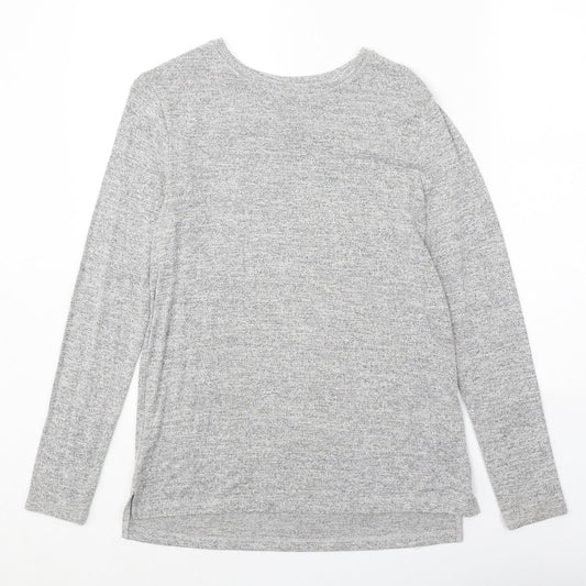 Womens UK Size S FOREVER 21 Grey Pullover Jumper