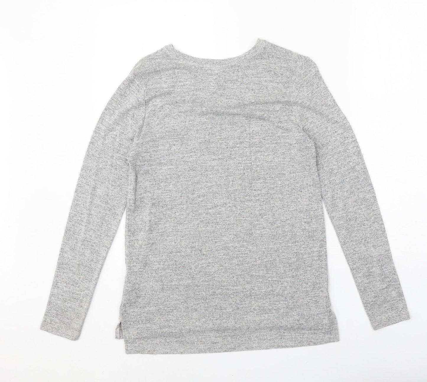 Womens UK Size S FOREVER 21 Grey Pullover Jumper