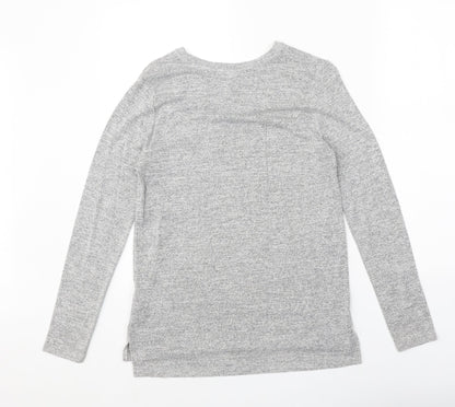 Womens UK Size S FOREVER 21 Grey Pullover Jumper