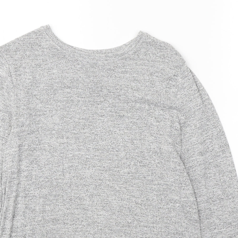 Womens UK Size S FOREVER 21 Grey Pullover Jumper