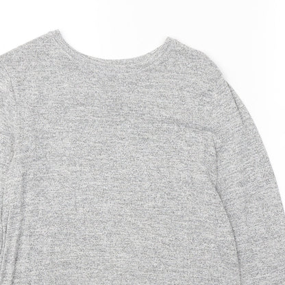 Womens UK Size S FOREVER 21 Grey Pullover Jumper