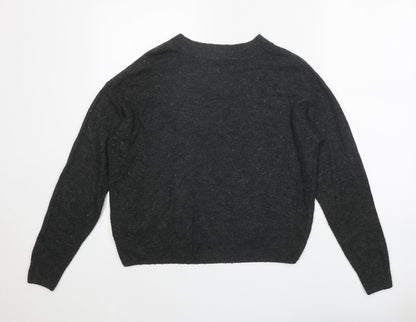 Womens UK Size XS H&M Grey Pullover Jumper