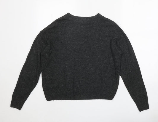 Womens UK Size XS H&M Grey Pullover Jumper