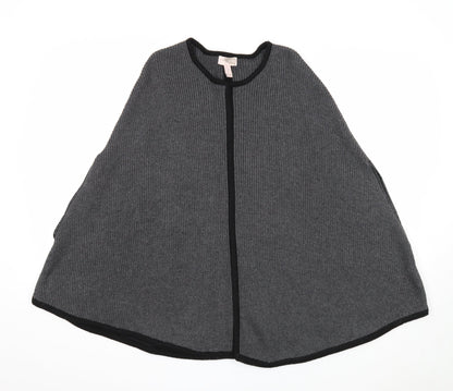 FOREVER 21 Womens Grey Jacket Poncho Size XS