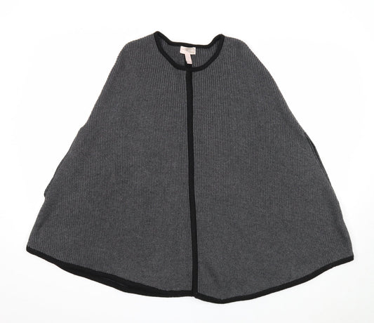 FOREVER 21 Womens Grey Jacket Poncho Size XS